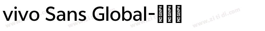 vivo Sans Global字体转换